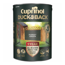 GARDEN & PET SUPPLIES -Cuprinol Ducksback 5Y Fence & Shed FORREST GREEN 5 Litre
