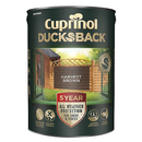 GARDEN & PET SUPPLIES -Cuprinol Ducksback 5Y Fence & Shed HARVEST BROWN 5 Litre