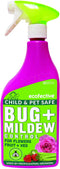 GARDEN & PET SUPPLIES - Ecofective Bug & Mildew Control For Flowers, Fruit, & Veg RTU Refillable 1 Litre