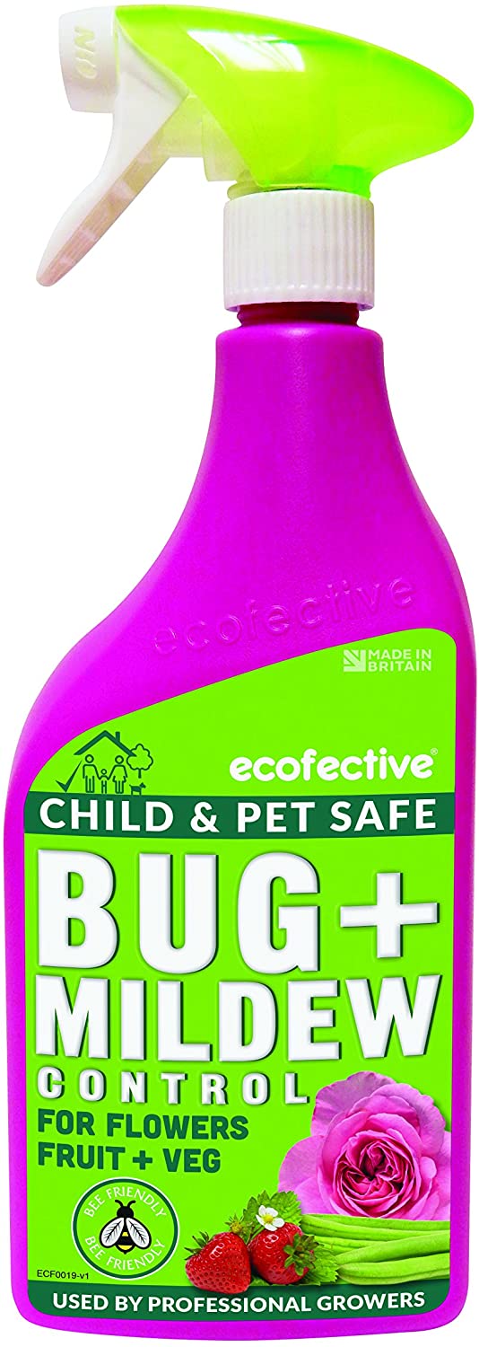 GARDEN & PET SUPPLIES - Ecofective Bug & Mildew Control For Flowers, Fruit, & Veg RTU Refillable 1 Litre