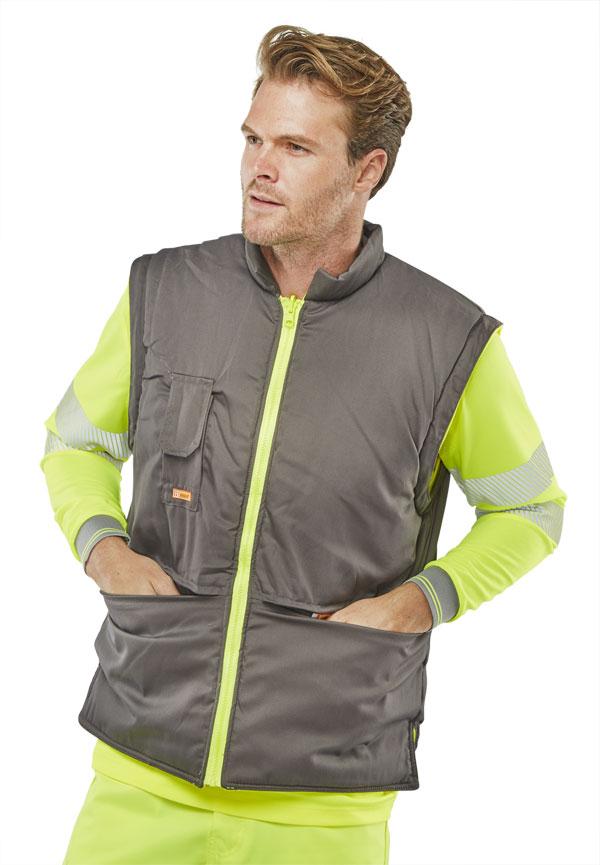 Beeswift Elsener 7 in 1 High Visibility Yellow Jacket
