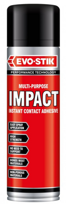 GARDEN & PET SUPPLIES - Evo-Stick Multi-Purpose Impact Adhesive Spray 500ml