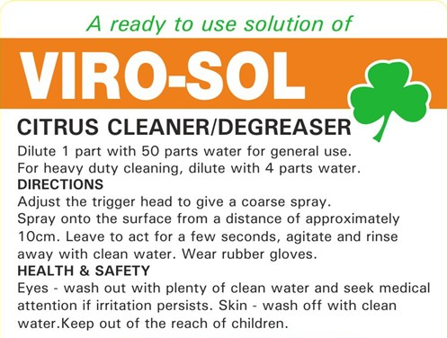 Viro-Sol All-Purpose Cleaner & Degreaser 5L by Janit-X