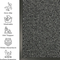 Fixtures Barrier Doorway Door Floor Mat 40cm x 60cm Grey