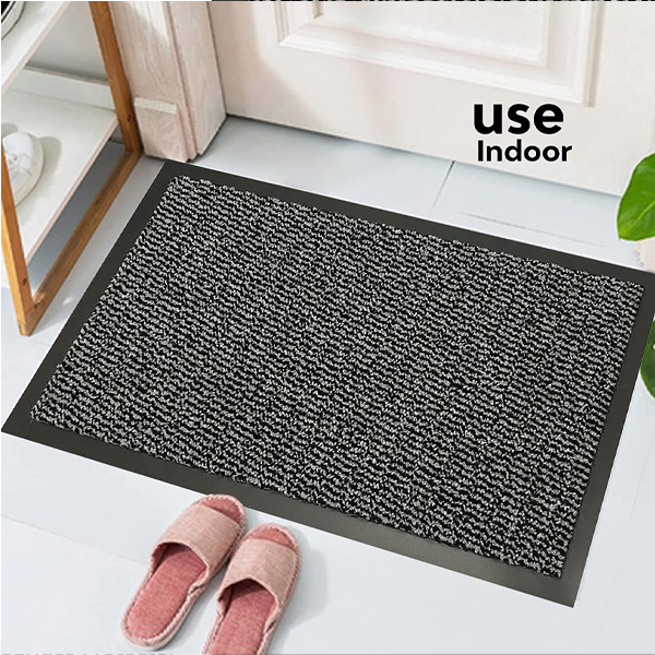 Fixtures Barrier Doorway Door Floor Mat 60cm x 120cm Grey