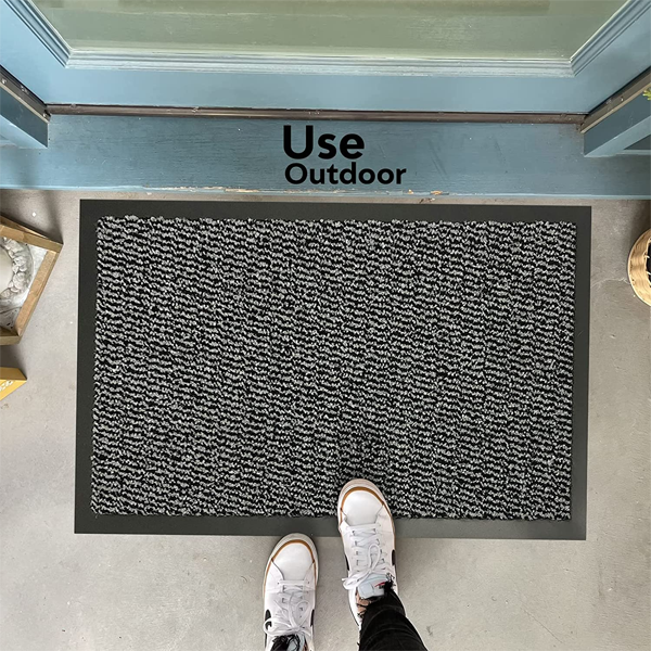 Fixtures Barrier Doorway Door Floor Mat 60cm x 120cm Grey
