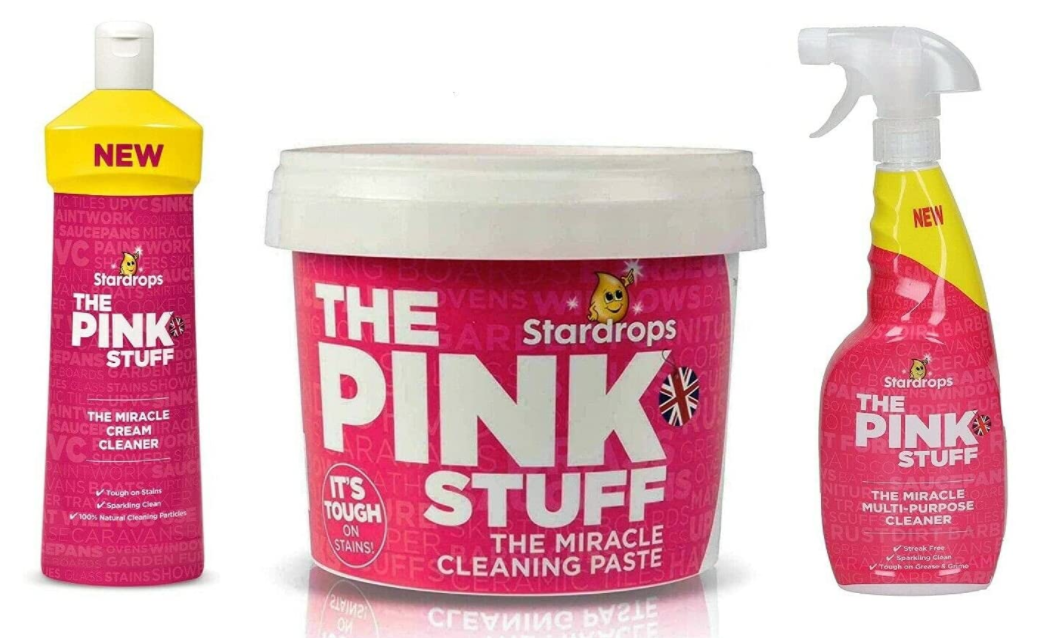 The Pink Stuff Miracle Cleaning Set Triple Pack - GARDEN & PET SUPPLIES ...