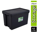 GARDEN & PET SUPPLIES - Wham Bam Black Recycled Storage Box 45 Litre