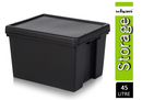 GARDEN & PET SUPPLIES - Wham Bam Black Recycled Storage Box 36 Litre