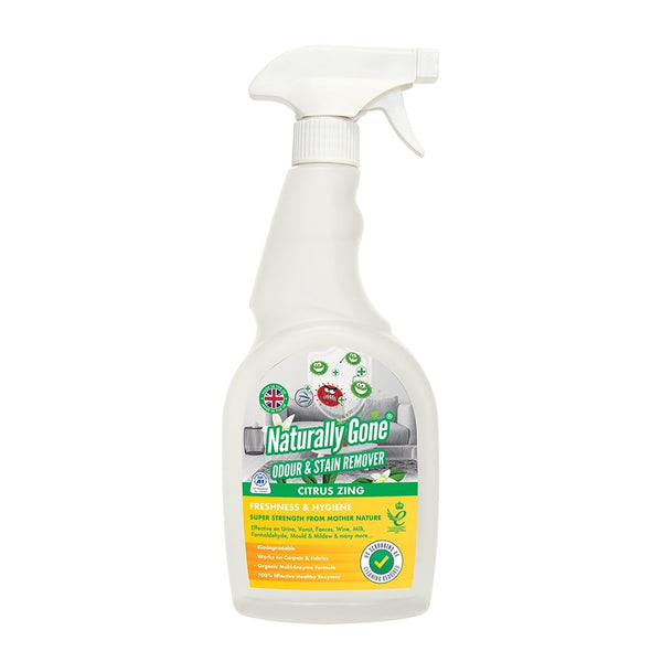 GARDEN & PET SUPPLIES - Airpure Naturally Gone Pet Odour & Stain Remover Sweet Angel Stain Remover 750ml