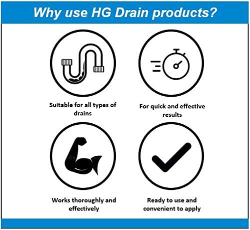 HG Drain Liquid Drain Unblocker 1 Litre - Garden & Pet Supplies
