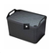 Strata Charcoal Grey Large 21 Litre Handy Basket With Lid