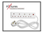 GARDEN & PET SUPPLIES - Fixtures Extension Lead 2m 4 Socket White