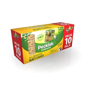 GARDEN & PET SUPPLIES - Peckish Complete All Seasons Suet Cakes 10 Pack