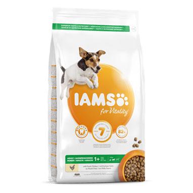 GARDEN & PET SUPPLIES - IAMs for Vitality Small/Medium Adult Dog Food Fresh Chicken 12kg