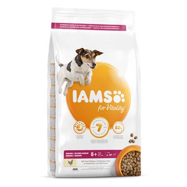 GARDEN & PET SUPPLIES - IAMs for Vitality Small/Medium Senior Dog Food Fresh Chicken 800g