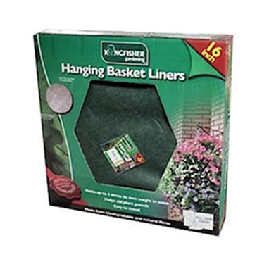 GARDEN & PET SUPPLIES - Kingfisher 16inch Hanging Basket Liner