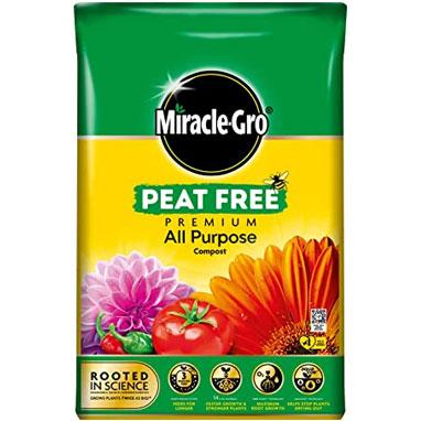 GARDEN & PET SUPPLIES - Miracle-Gro All Purpose Peat Free 40 Litre