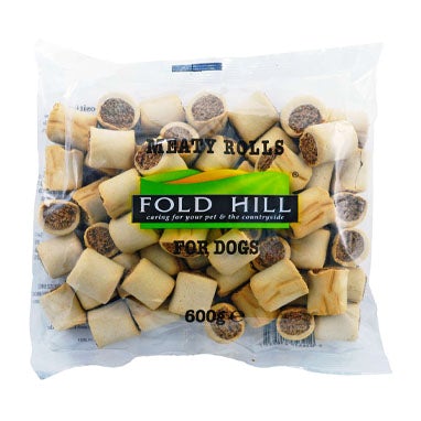 Fold Hill Meaty Rolls For Dogs 600g - GARDEN & PET SUPPLIES