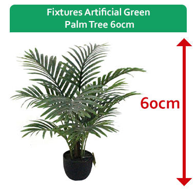 GARDEN & PET SUPPLIES - Fixtures Artificial Green Palm Tree 90cm