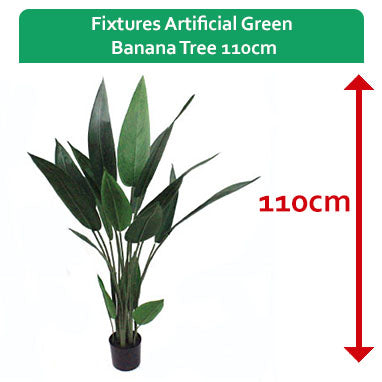 GARDEN & PET SUPPLIES - Fixtures Artificial Green Ficus Iyrata Tree 50cm