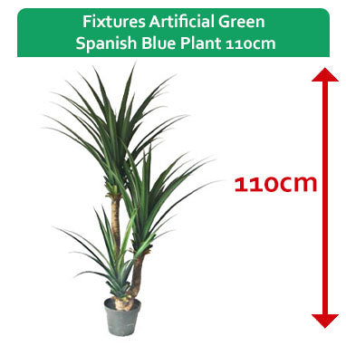 GARDEN & PET SUPPLIES - Fixtures Artificial Green & Red Leaves Plant 40cm