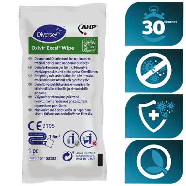 GARDEN & PET SUPPLIES - Diversey Oxivir Excel Wipes Flat Pack x  100's