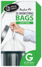 Perfect Fit Peddle Bin Liners Size G 23-30L, White, 20 Pack.