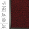 Fixtures Barrier Doorway Door Floor Mat 80cm x 120cm Red