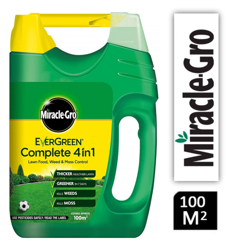 GARDEN & PET SUPPLIES - Miracle-Gro® Evergreen Complete 4in1 80m2 + 25% EXTRA FREE (100m2 TOTAL)