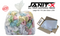 Janit-X Heavy Duty {22MU} Large Refuse Sack Clear (200 Pack) - GARDEN & PET SUPPLIES