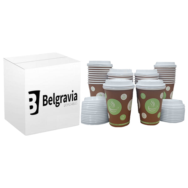 GARDEN & PET SUPPLIES - 12oz Belgravia Bio Paper Cups Pack 50's