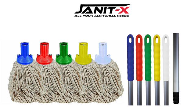 GARDEN & PET SUPPLIES - Janit-X  PY Smooth Socket Mop 12oz Blue (Pack of 10)