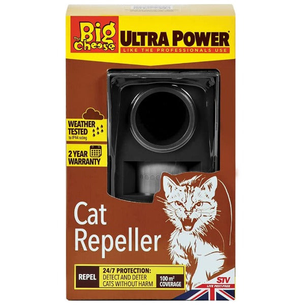 The Big Cheese Mega-Sonic Cat Repeller (STV606)