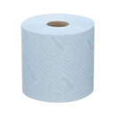 WypAll L10 Food & Hygiene Wiping Paper 7255 - 1 Ply Centrefeed Blue Roll - 6 Centrefeed Rolls x 800 Paper Wipes (4,800 total)