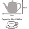 Café Ole Premium Teaware Tea Pot 18oz