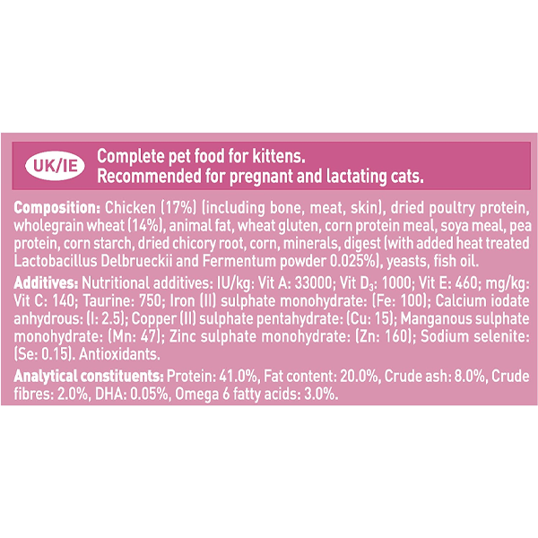 Purina One Kitten 1-12 Months Chicken & Whole Grains 3kg