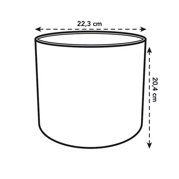 Elho Pacific Green Round Planter 22cm