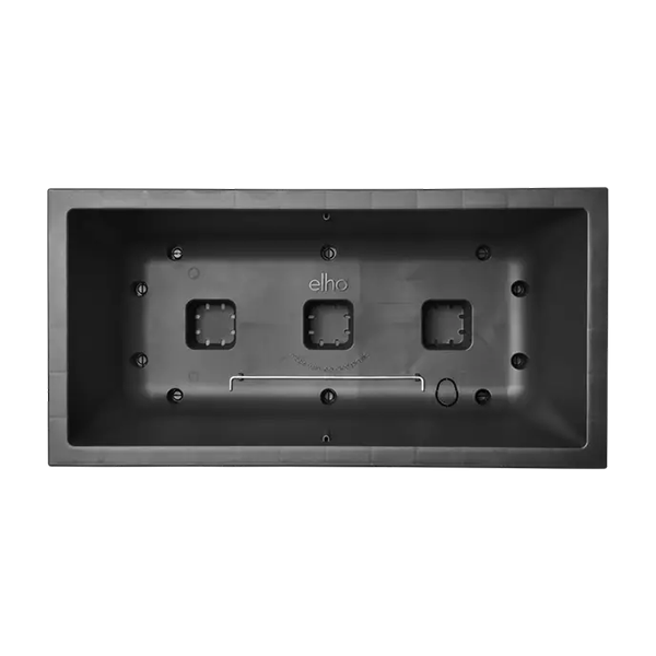 Elho Vivo Next Living Black Long Planter 60cm