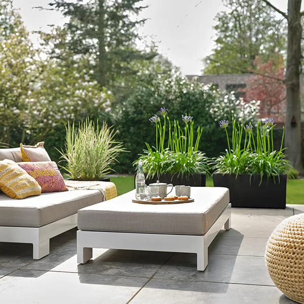 Elho Vivo Next Living Black Long Planter 60cm