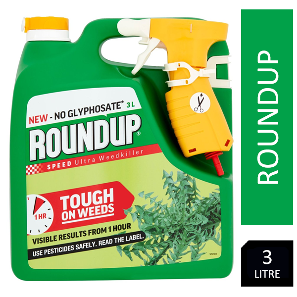 Roundup Speed Ultra Weedkiller Ready To Use 3 Litre