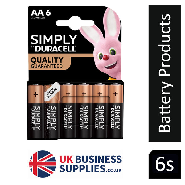 GARDEN & PET SUPPLIES - Duracell Simply AA Batteries {MN1500B12SIMPLY}  Pack 12