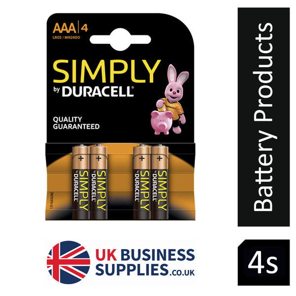 GARDEN & PET SUPPLIES - Duracell Simply AAA Batteries {MN2400B12SIMPLY} Carded Pack 12