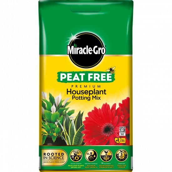 GARDEN & PET SUPPLIES - Miracle-Gro Premium Free Houseplant Potting Mix 10 Litre