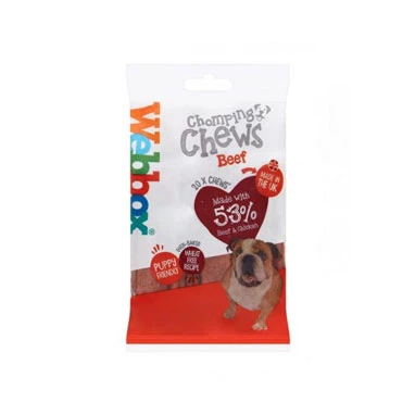 GARDEN & PET SUPPLIES - Webbox Prime Chomping Chews Beef 200g