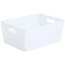 GARDEN AND PET SUPPLIES - Wham White Rectangular Studio Basket 5.02 11.5 Litre