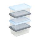 GARDEN AND PET SUPPLIES - Wham Clear 4.01 Box & Lid Set 3.5 Litre Pack 4's