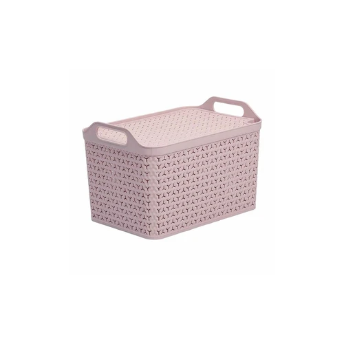 GARDEN & PET SUPPLIES - Strata Pink Small Handy Basket With Lid