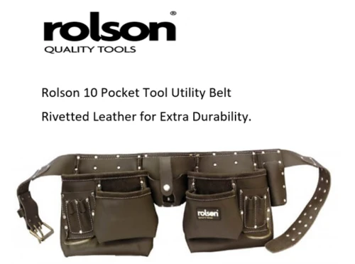 GARDEN & PET SUPPLIES - Rolson Oil Tan Double Tool Belt