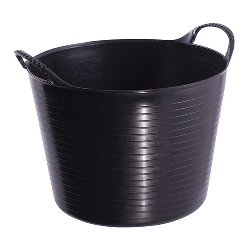 GARDEN & PET SUPPLIES - Gorilla Black Recycled Tub Large 38 Litre